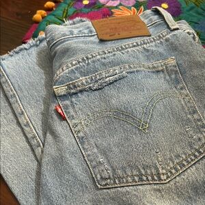 Levi's 501 Light Blue Skinny Jeans